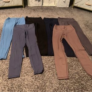 6 pair of Medium Colorfulkoala Leggings Lululemon Copycat